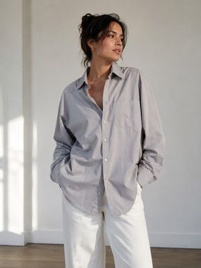 Christian Dior Gray Button Down Shirt
